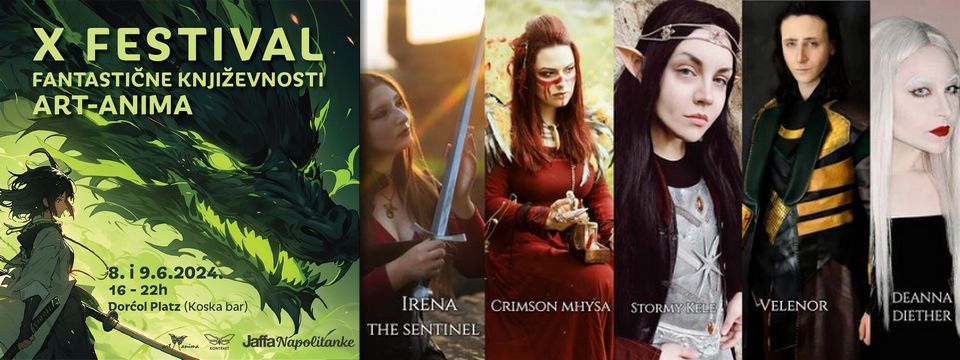 DS Cosplay grupa na Festivalu fantastične književnosti Art-Anima
